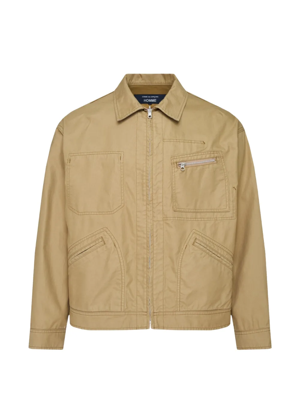 Comme des Garçons Homme zip-fastening pocket jacket - Toni neutri