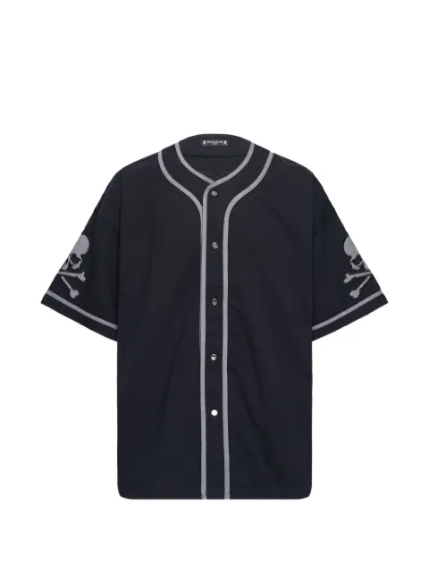 Mastermind Japan logo-patch baseball shirt