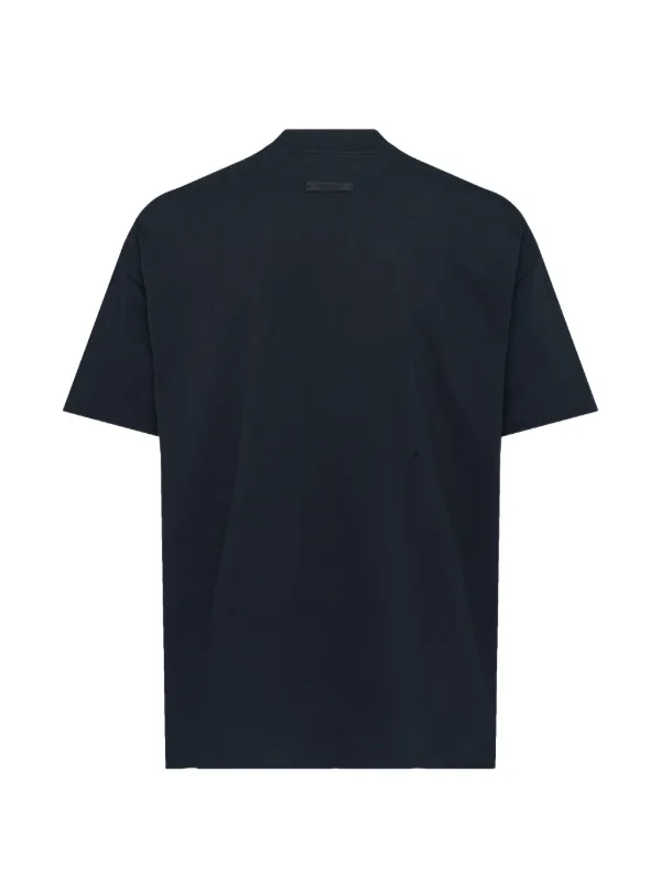 FEAR OF GOD ESSENTIALS Camiseta De Algodão Com Logo | Preto