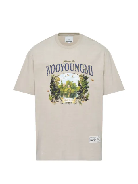 Wooyoungmi scenic-print T-shirt