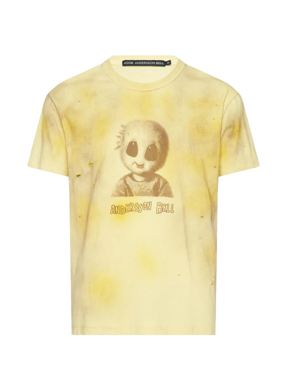 Andersson Bell Alien Machinery cotton T-shirt - Gelb