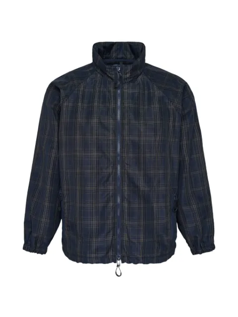 Comme des Garçons Homme check-pattern zip-fastening jacket