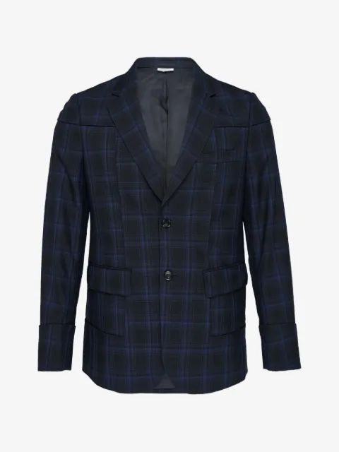 Comme des Garçons Homme Deux check-pattern panelled blazer