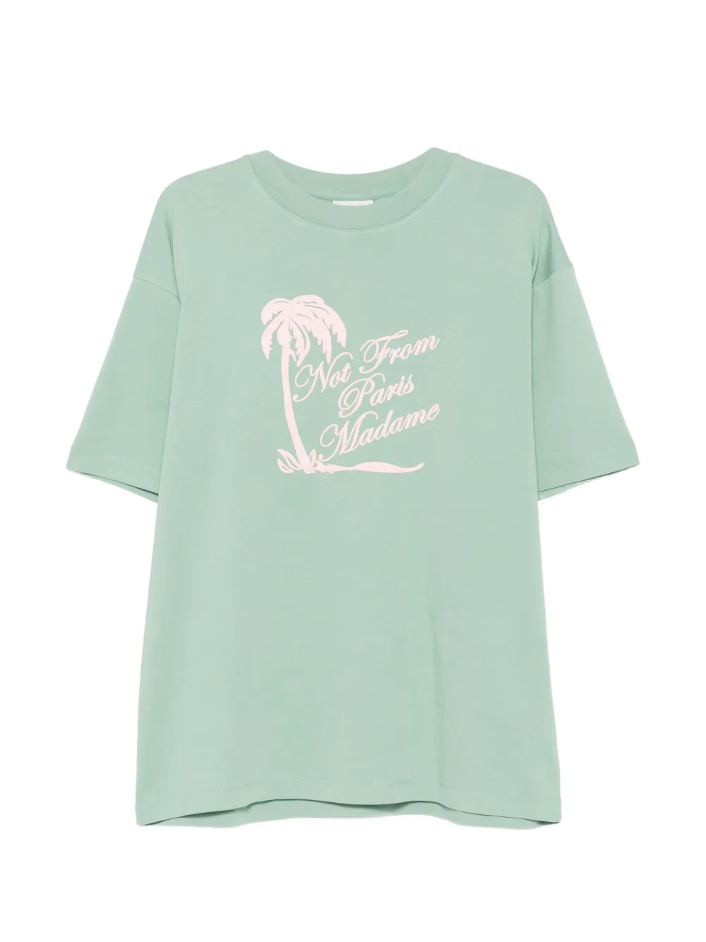 Drôle De Monsieur Not From Paris Madame T-shirt - Verde