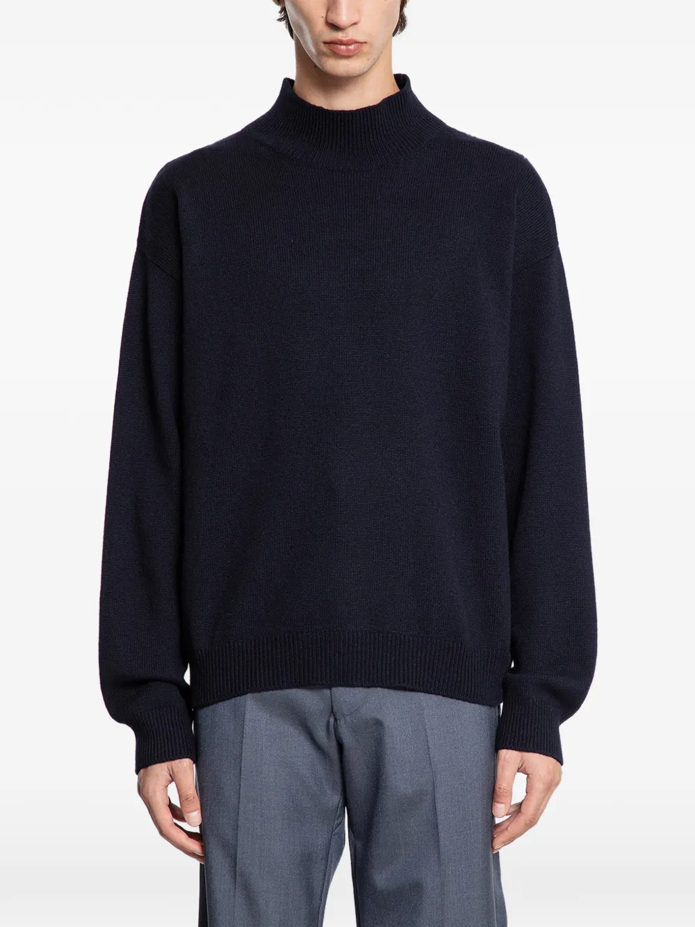 Prada turtleneck cashmere sweater - Blau