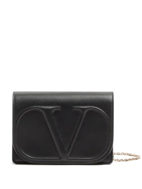 Valentino Garavani pouch with VLogo Walk calfskin chain