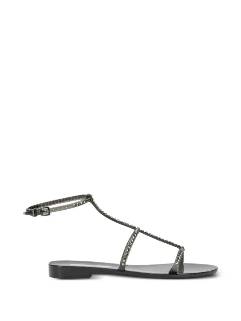 MENGHI crystal-embellished cage-strap sandals