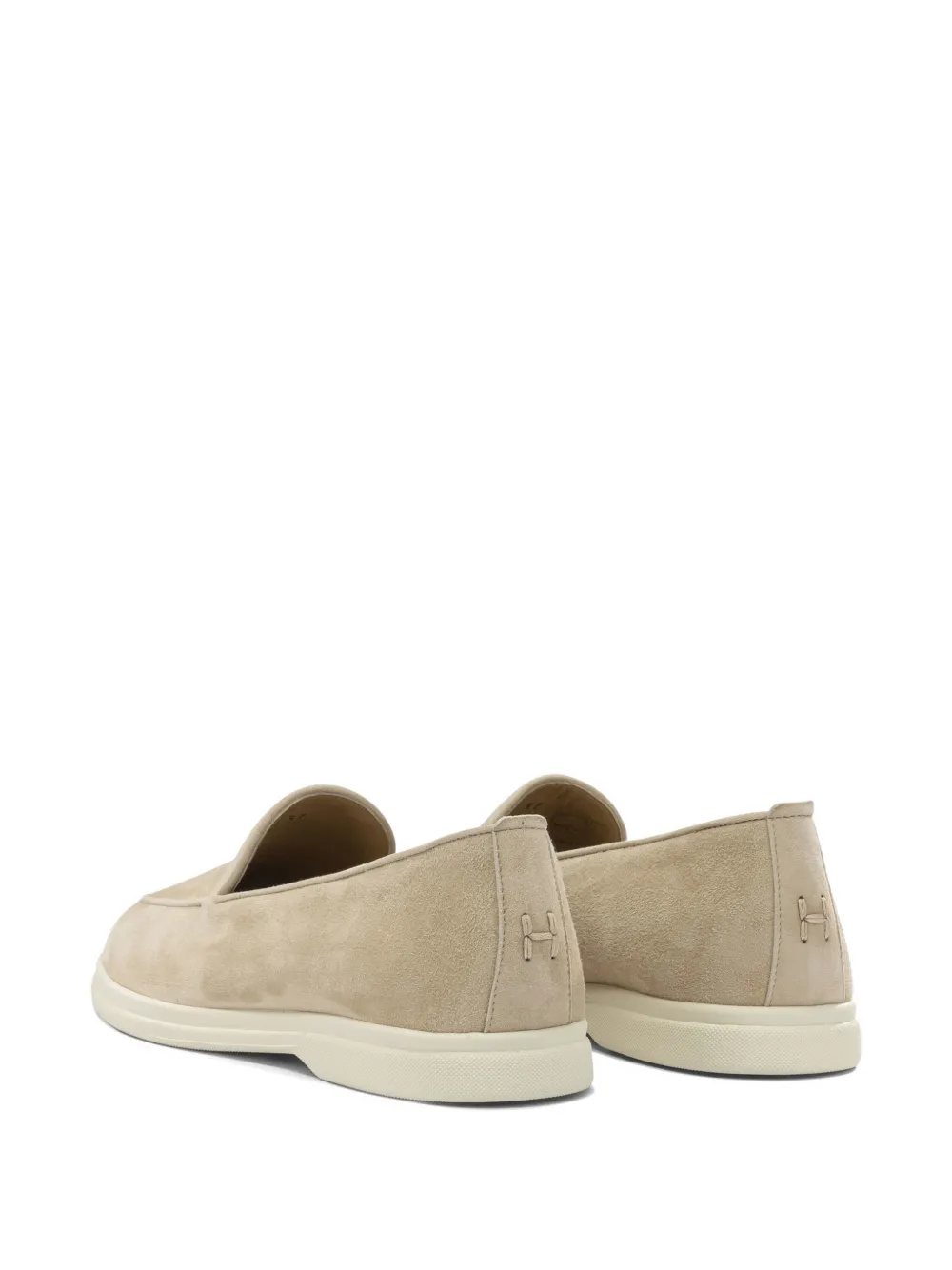 Henderson Baracco Eva suede loafers Beige