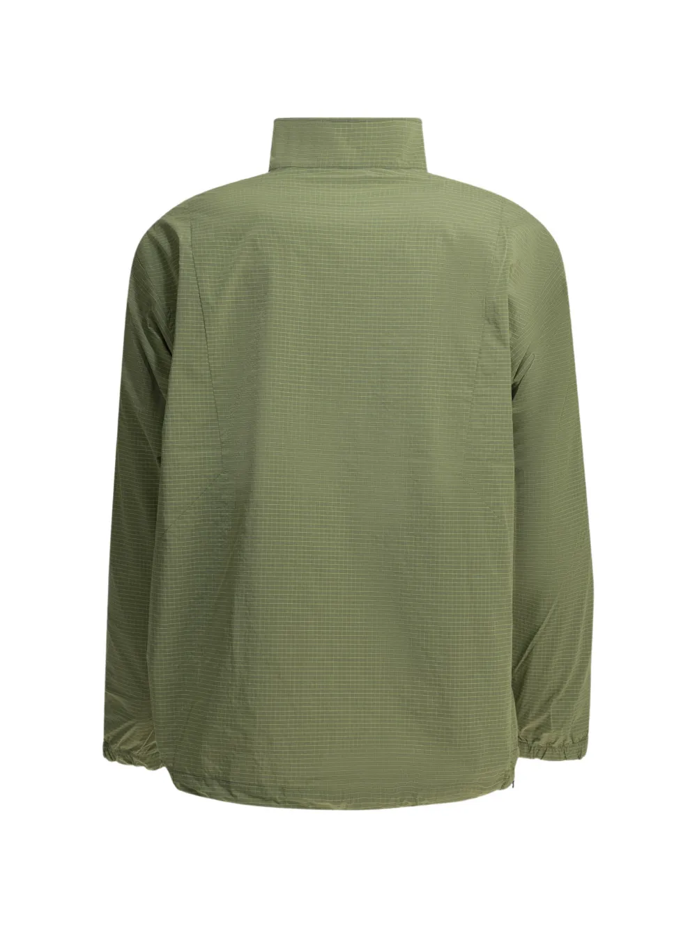 Goldwin Windjack met hoge hals en patroon Groen