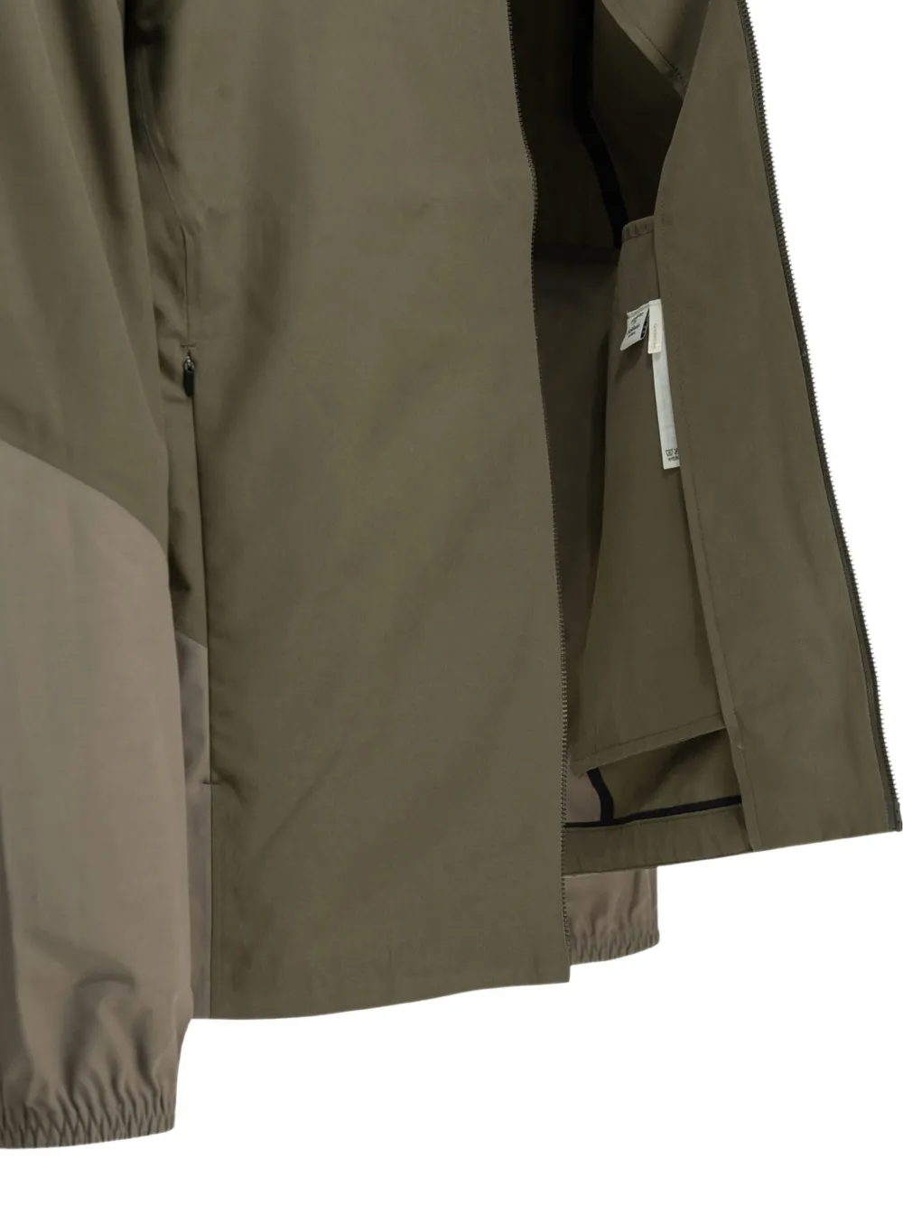 Goldwin Hyperdense Taffeta U S Right jack met rits Groen