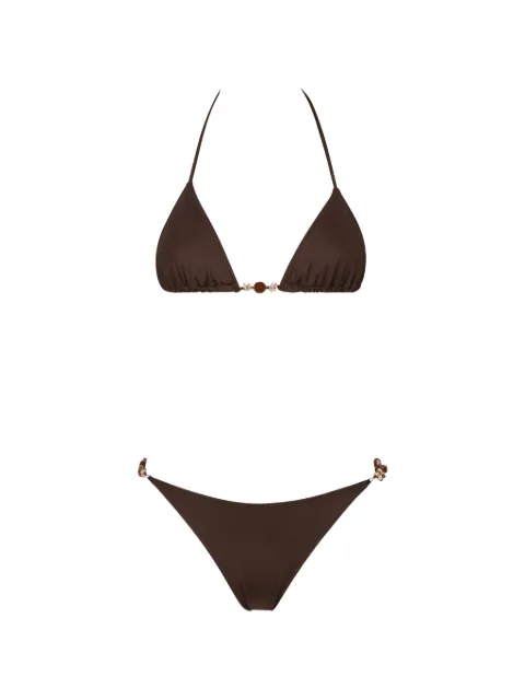 Anjuna bead-embellished triangle bikini