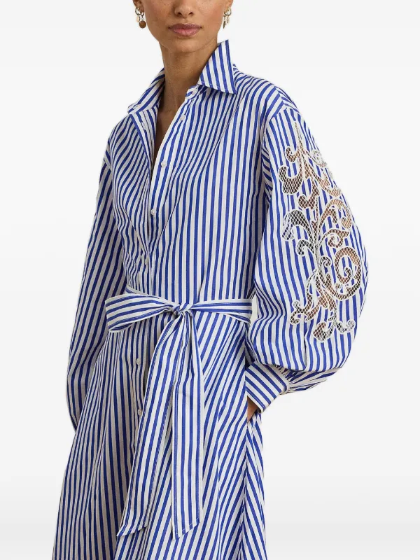 sachin and babi light blue dress Amelia Embroidered Shirt Maxi Dress Blue