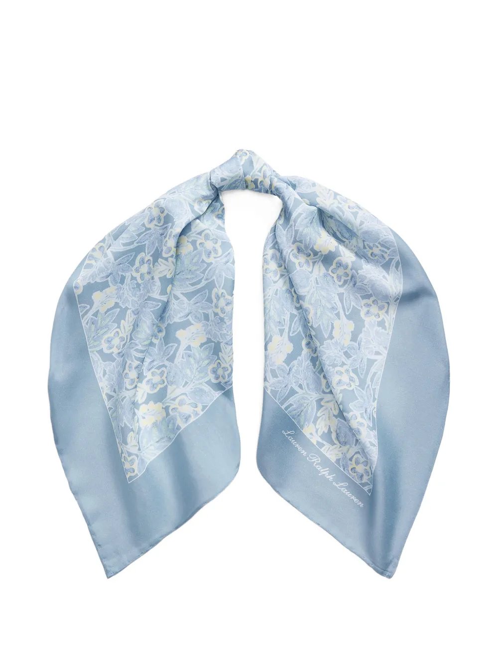Lauren Ralph Lauren floral-print scarf - Blu