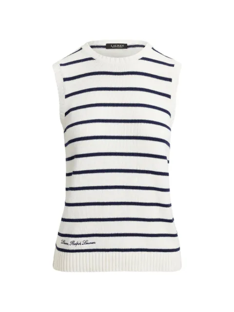 Lauren Ralph Lauren striped sleeveless sweater