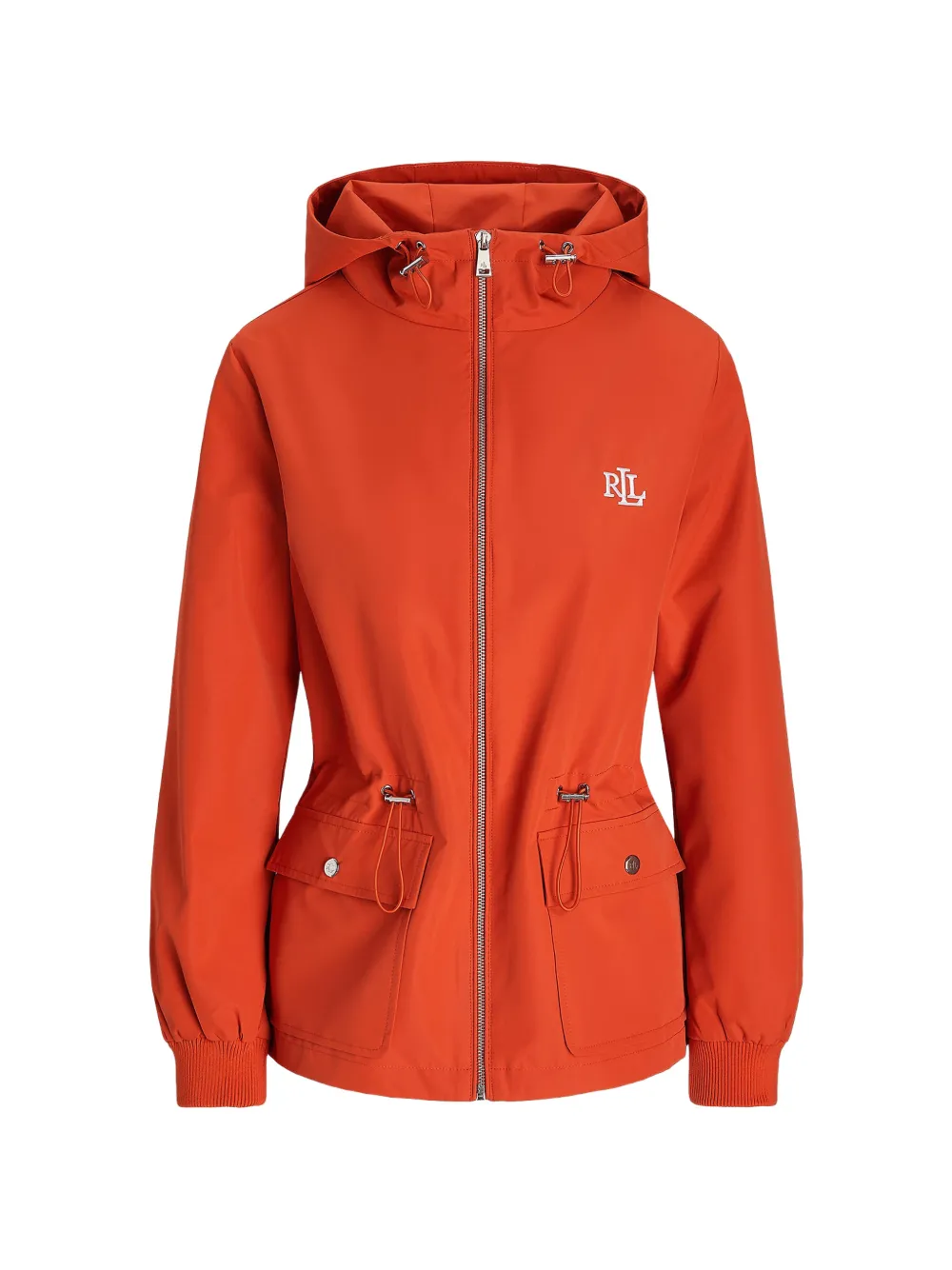 Lauren Ralph Lauren drawstring hooded jacket - Arancione