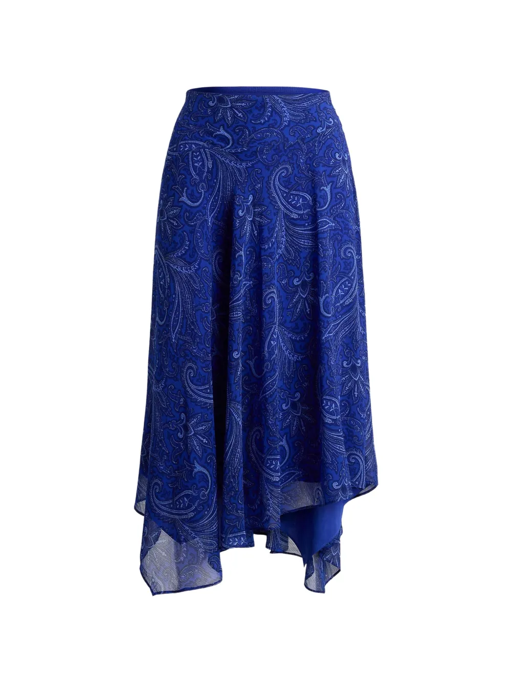 Lauren Ralph Lauren paisley-print midi skirt - Blau
