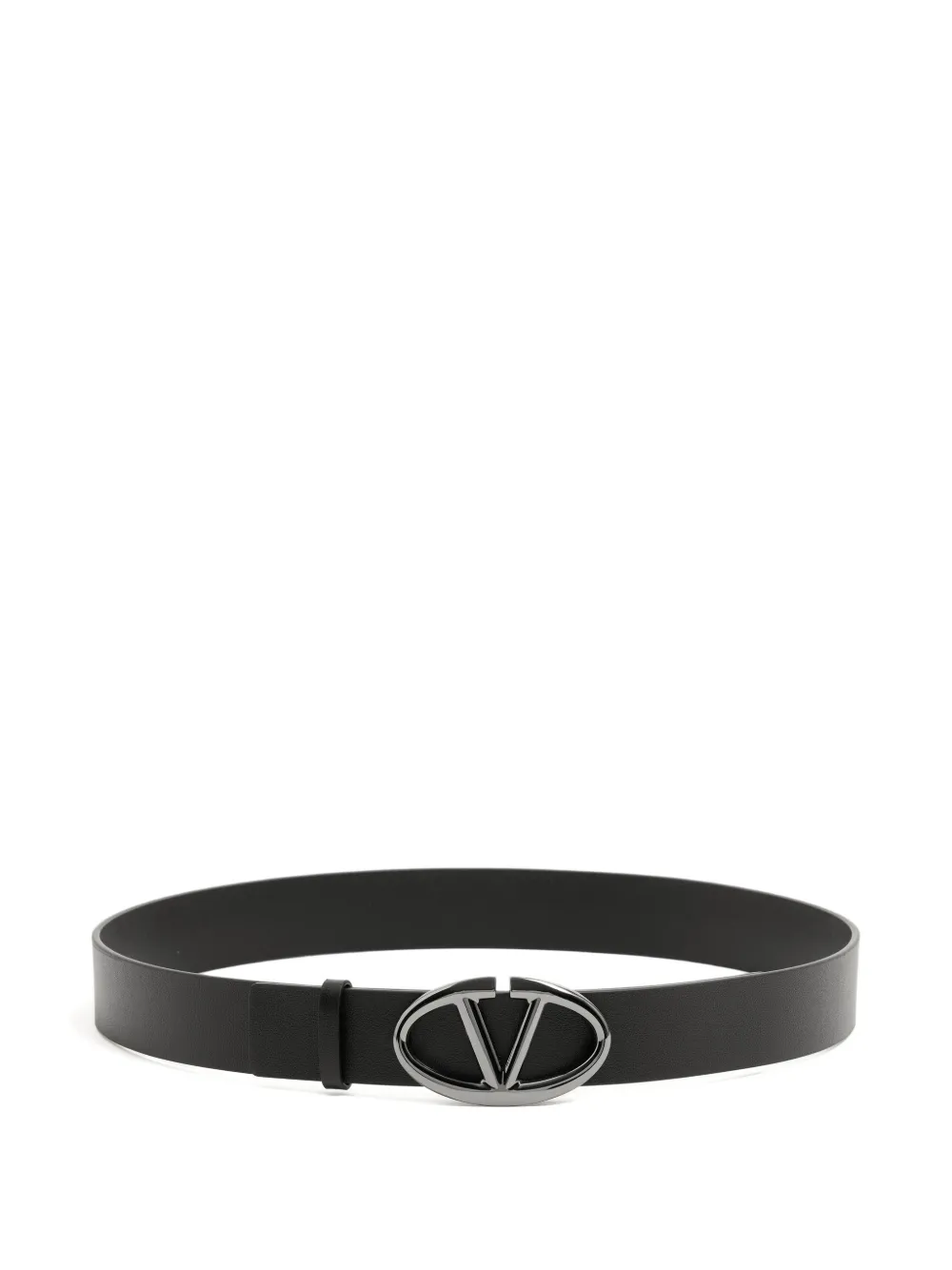 Valentino Garavani VLogo The Bold Edition belt in calfskin - Nero