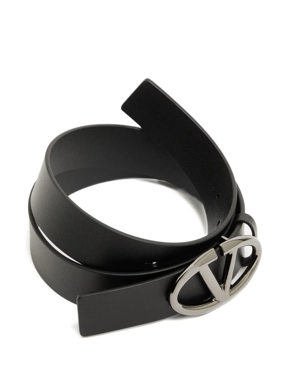 Valentino Garavani VLogo The Bold Edition riem in kalfsleer Zwart