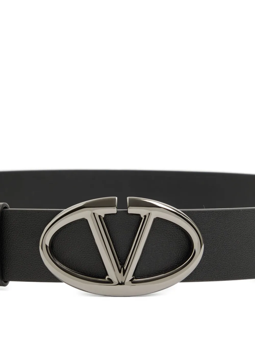 Valentino Garavani VLogo The Bold Edition riem in kalfsleer Zwart