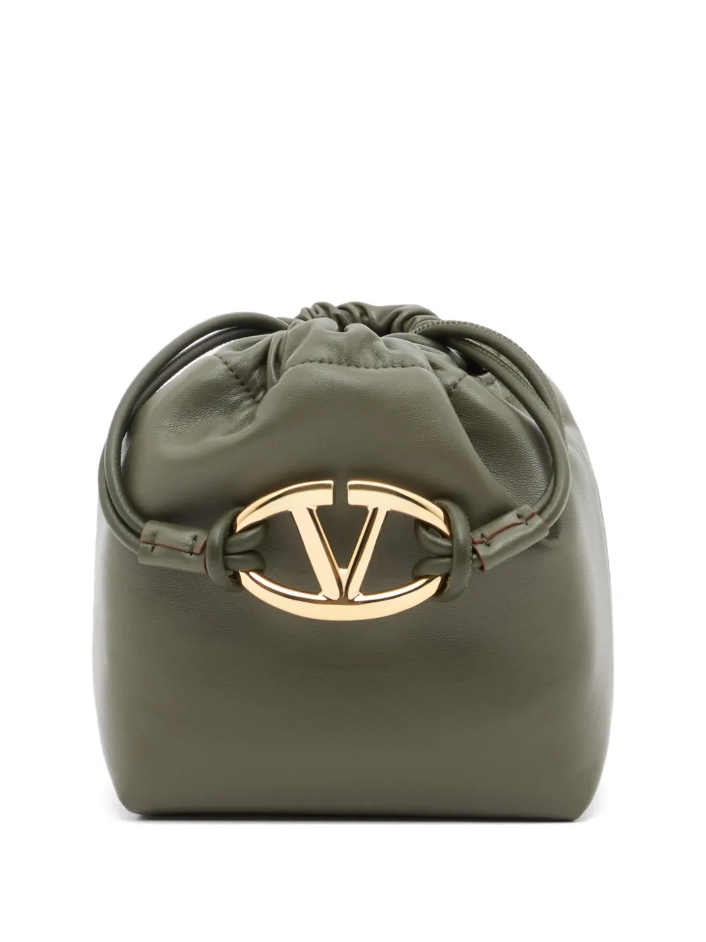 Valentino Garavani VLogo mini Pouf pouch bag in nappa - Verde