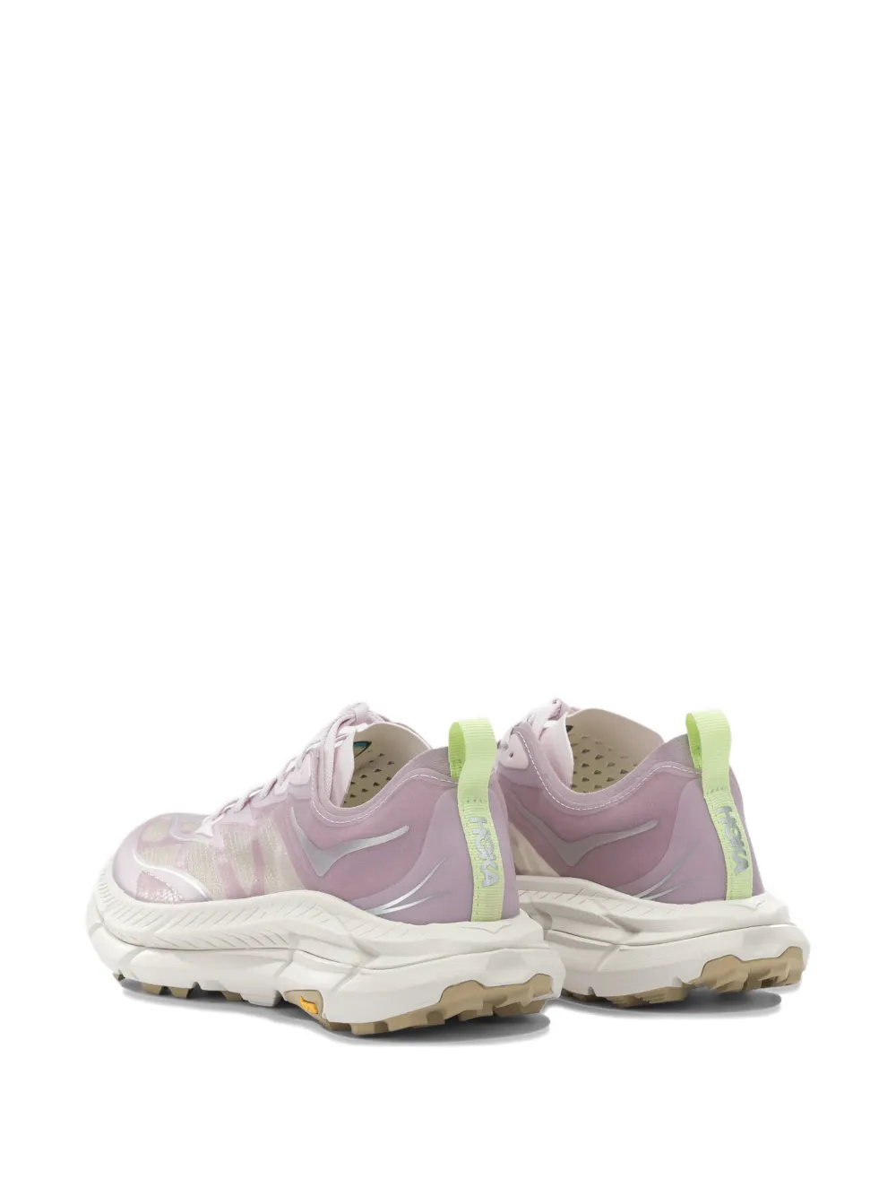 HOKA Mafate Speed 4 Lite panelled sneakers Roze