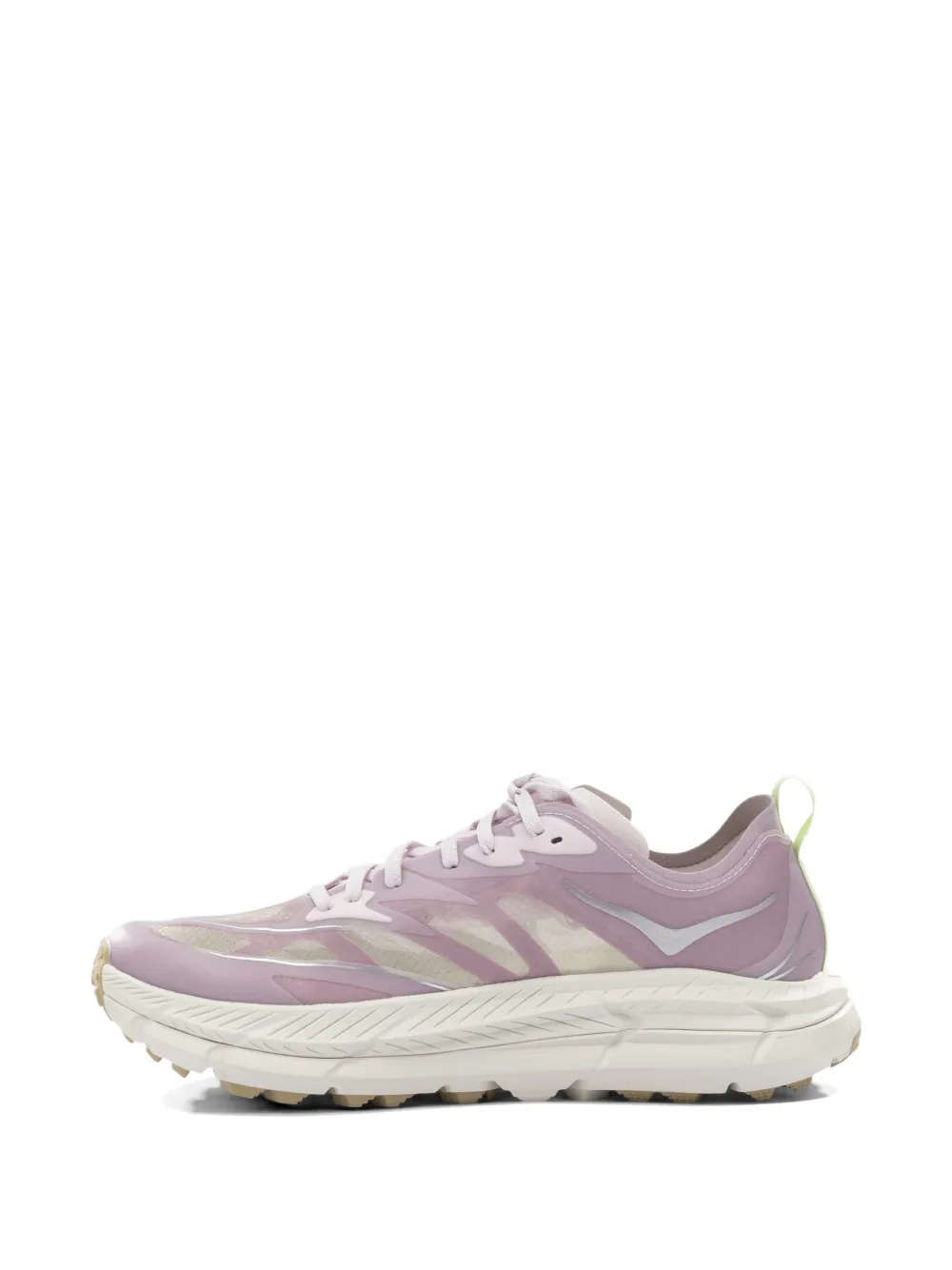 HOKA Mafate Speed 4 Lite panelled sneakers Roze