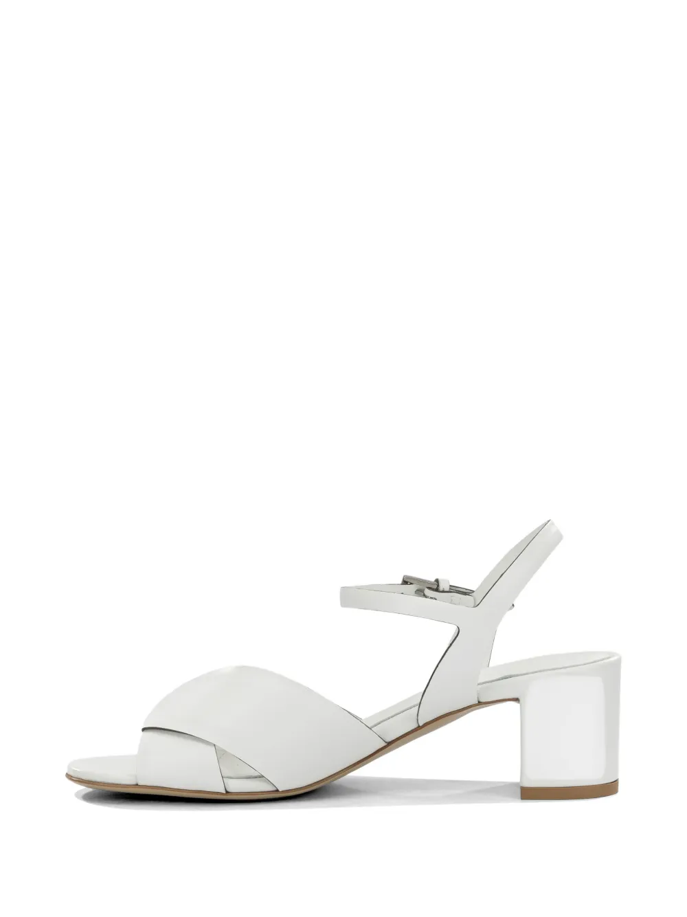 Del Carlo crossover-strap buckle-fastening sandals Wit