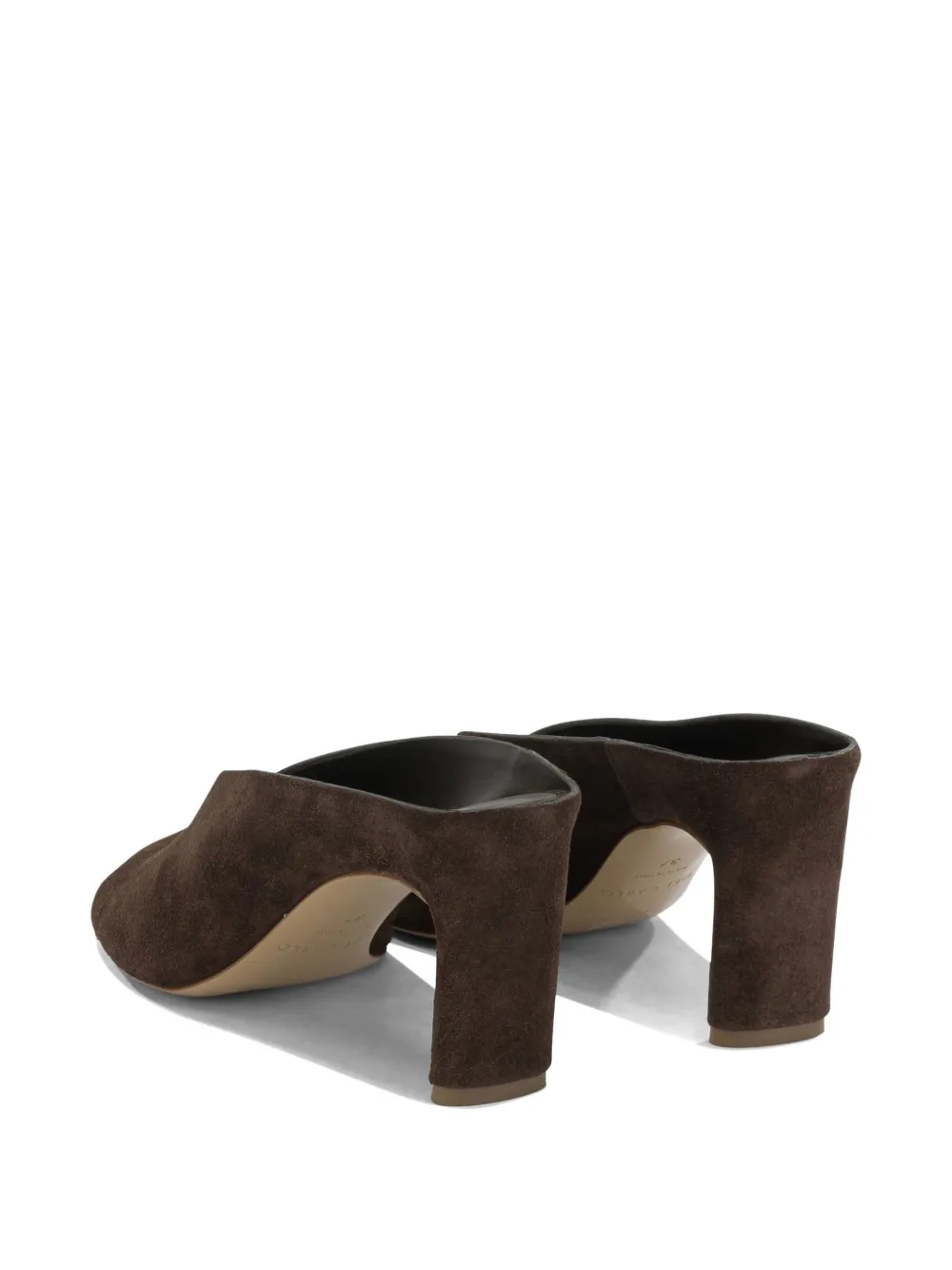 Del Carlo suede peep-toe mules Bruin