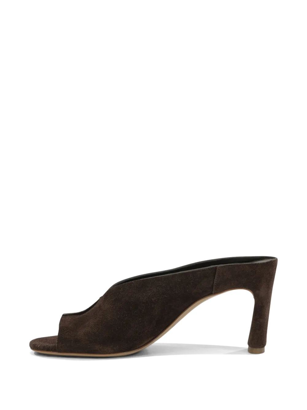 Del Carlo suede peep-toe mules Bruin