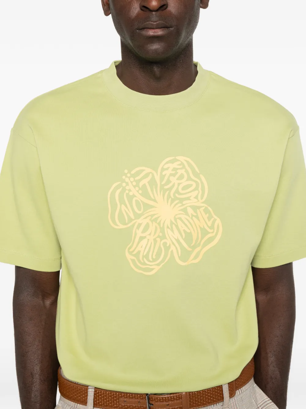 Drôle De Monsieur T-shirt met bloemenprint Groen