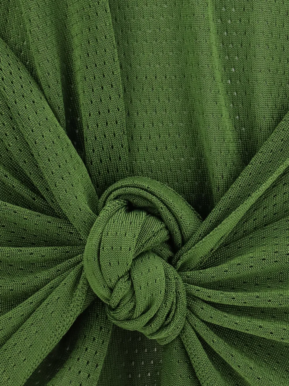 The Attico Mini-jurk met V-hals Groen