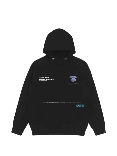 AAPE BY *A BATHING APE® Moonface-patch hoodie