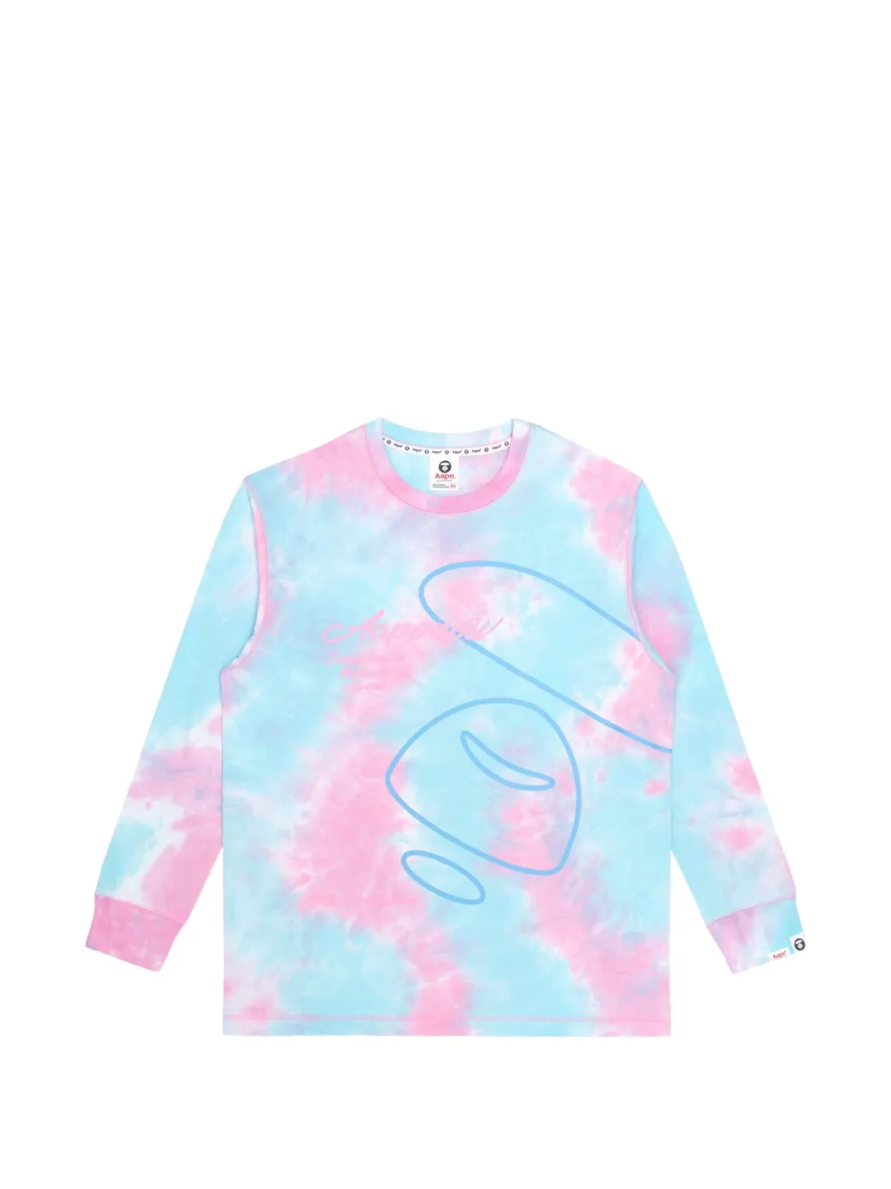 AAPE BY *A BATHING APE® Moonface tie-dye T-shirt