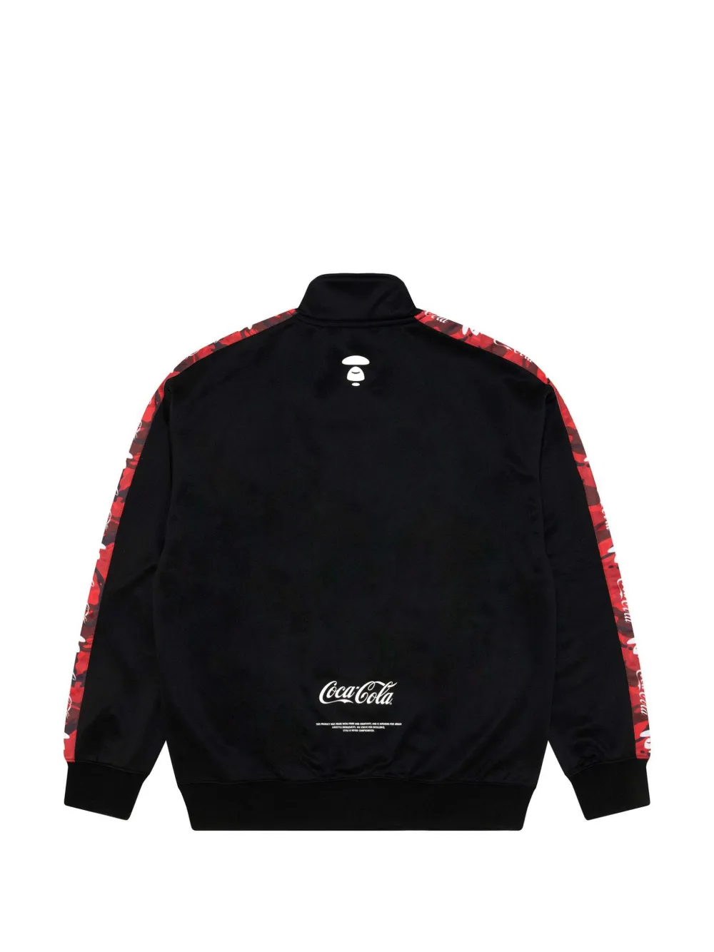 AAPE BY *A BATHING APE® x Coca-Cola Moonface camo-tape Sweatshirt