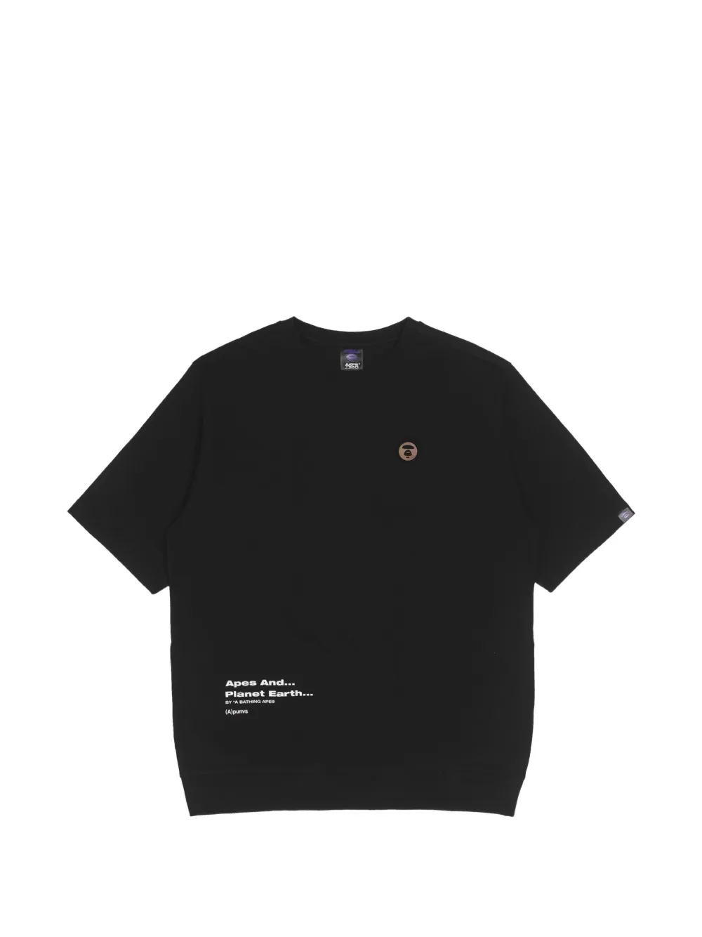 AAPE BY *A BATHING APE® Moonface-patch T-shirt · S