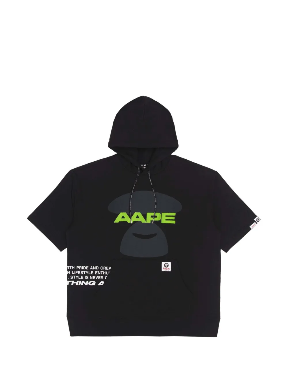 AAPE BY *A BATHING APE® moonface short-sleeve hoodie