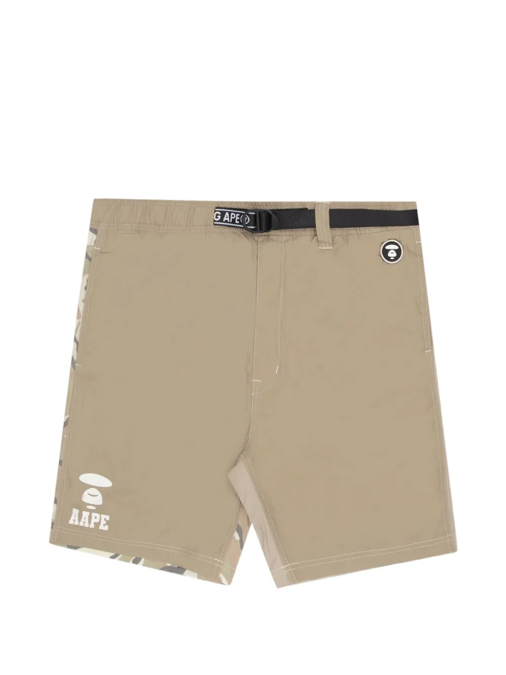 AAPE BY *A BATHING APE® moonface camouflage-print shorts - Black
