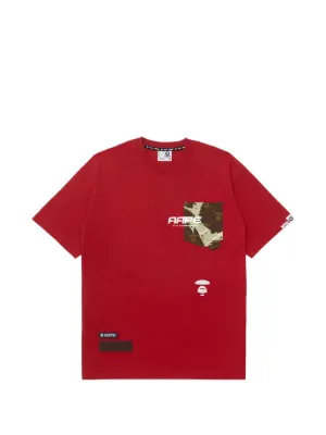 AAPE BY *A BATHING APE® Graphic T-shirt | Red | FARFETCH