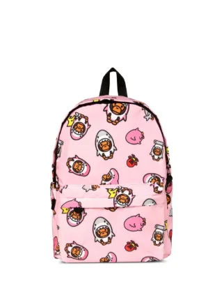 A BATHING APE BABY MILO ピンクリュック BABY MILO® STORE BY *A BATHING APE® Medium Baby Milo Print