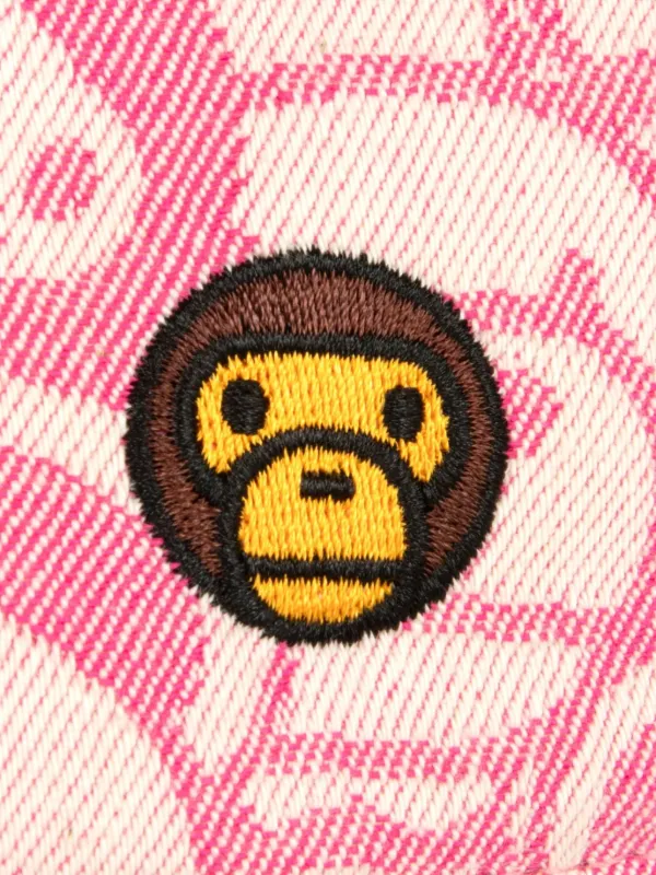 BABY MILO® STORE BY *A BATHING APE® logo-embroidered Cap | Pink