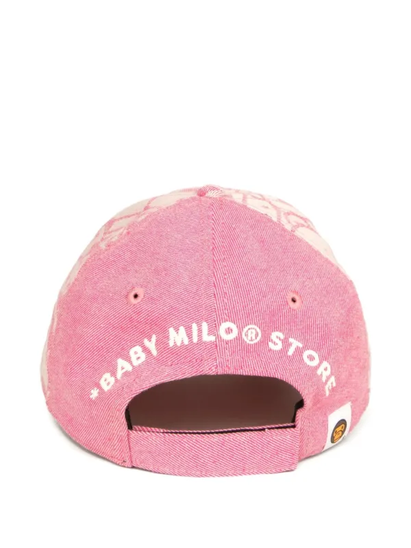 BABY MILO® STORE BY *A BATHING APE® logo-embroidered Cap | Pink