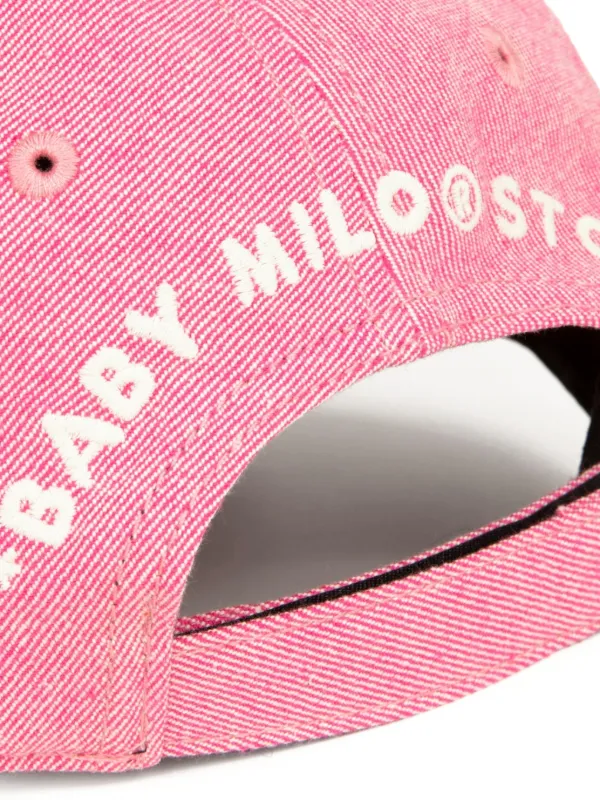 BABY MILO® STORE BY *A BATHING APE® logo-embroidered Cap | Pink