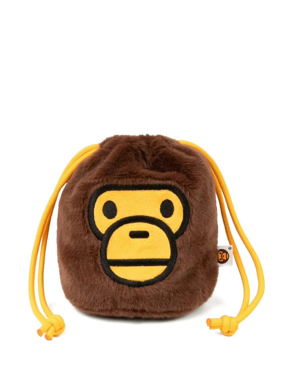 *BABY MILO® STORE BY *A BATHING APE® drawstring plush bag (set of two)
