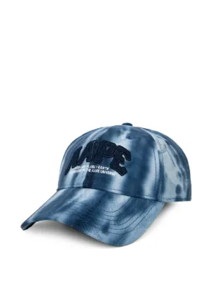 A BATHING APE® logo-plaque Denim Bucket Hat | Blue | FARFETCH