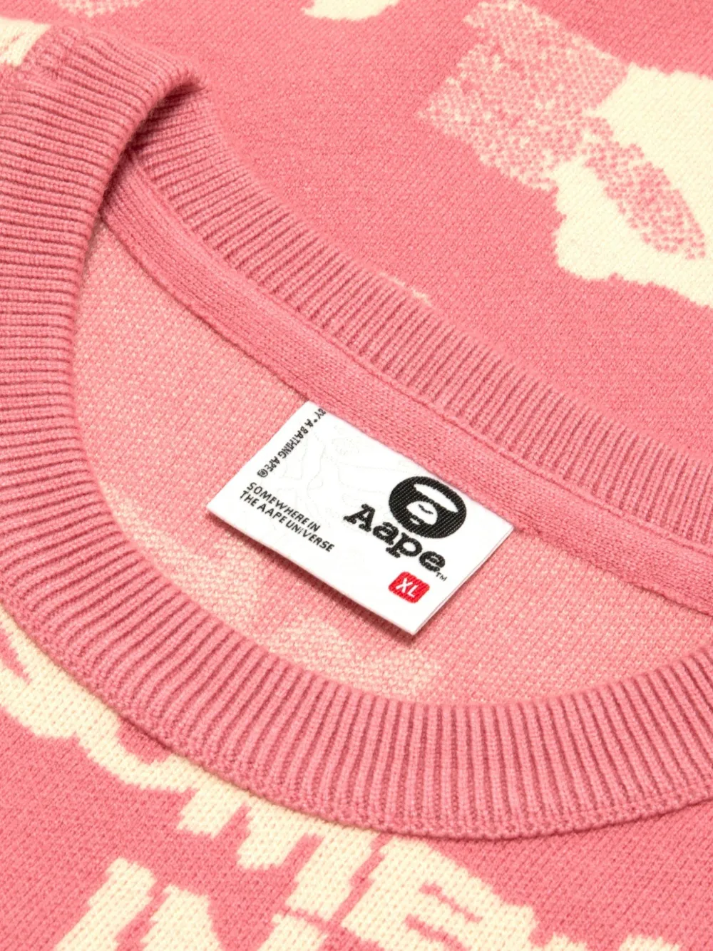 AAPE BY *A BATHING APE® long-sleeves Sweatshirt | Pink | FARFETCH