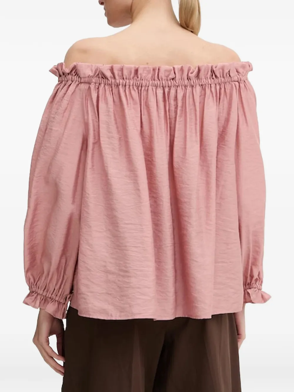 Marella Off-shoulder blouse Roze