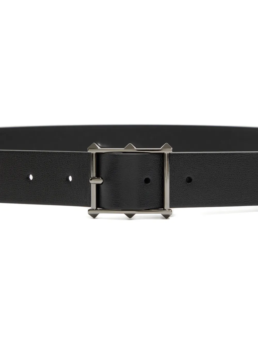 Valentino Garavani Rockstud kalfsleren riem 30 mm Zwart