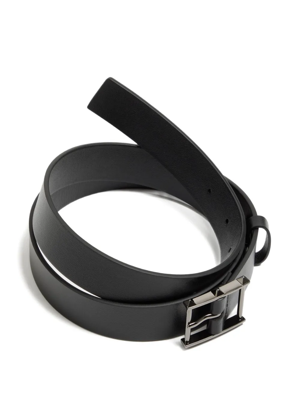 Valentino Garavani Rockstud kalfsleren riem 30 mm Zwart