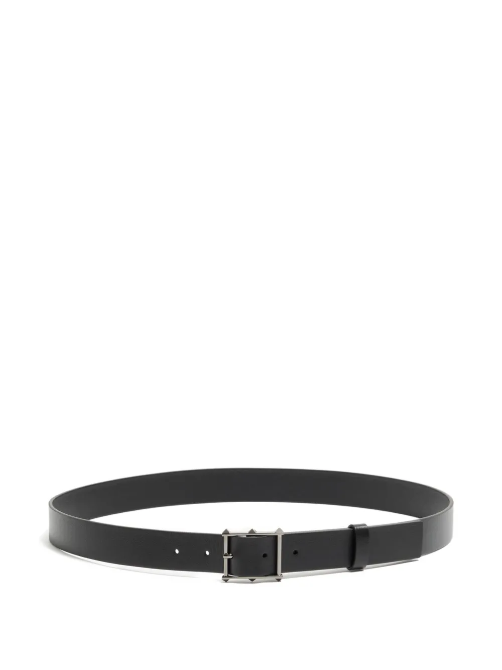 Valentino Garavani Rockstud calfskin belt 30 mm - Schwarz