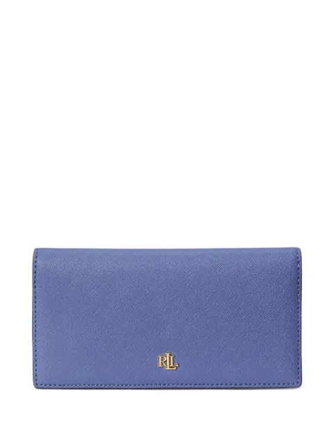 Lauren Ralph Lauren logo-plaque leather wallet